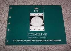 1998 Ford Econoline E-150, E-250 & E-350 Electrical Wiring Diagrams Troubleshooting Manual