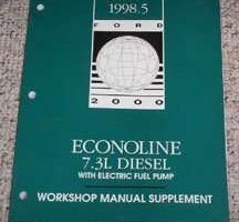 1998 Ford Econoline E-350 7.3L Diesel Service Manual Supplement