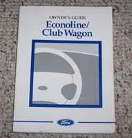1998 Ford Econoline E-150, E-250 & E-350 & Club Wagon Owner Operator User Guide Manual