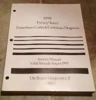1998 Ford Escort OBD II Powertrain Control & Emissions Diagnosis Service Manual
