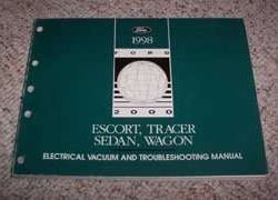 1998 Ford Escort Sedan & Wagon Electrical Wiring Diagrams Troubleshooting Manual