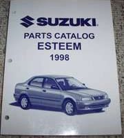 1998 Suzuki Esteem Parts Catalog Manual