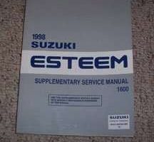 1998 Suzuki Esteem 1600 Service Manual Supplement