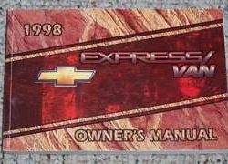 1998 Chevrolet Express Owner's Manual