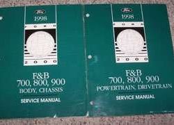 1998 Ford F & B 700-900 Series Truck Service Manual