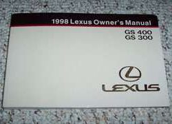 1998 Lexus GS400 & GS300 Owner's Manual
