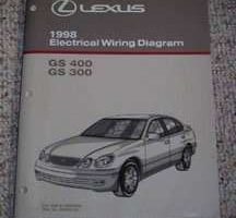 1998 Lexus GS400 & GS300 Electrical Wiring Diagram Manual