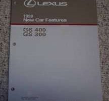 1998 Lexus GS400 & GS300 New Car Features Manual