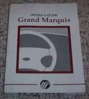 1998 Mercury Grand Marquis Owner's Manual