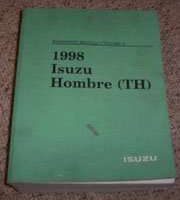 1998 Isuzu Hombre Service Manual