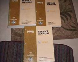 1998 Oldsmobile Intrigue Service Manual