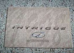 1998 Oldsmobile Intrigue Owner's Manual