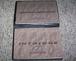 1998 Oldsmobile Intrigue Owner's Manual Set
