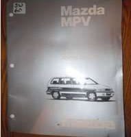 1998 Mazda MPV Wiring Diagram Manual