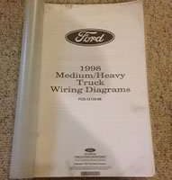 1998 Ford F-600 Truck Large Format Wiring Diagrams Manual