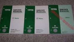 1998 Chevrolet Metro Service Manual