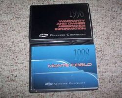 1998 Chevrolet Monte Carlo Owner's Manual Set