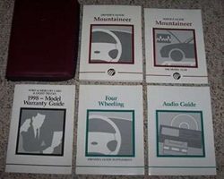 1998 Mercury Mountaineer Owner's Manual Set