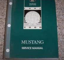 1998 Ford Mustang Shop Service Repair Manual