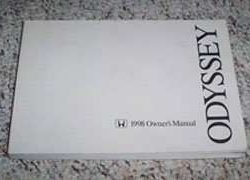 1998 Honda Odyssey Owner's Manual