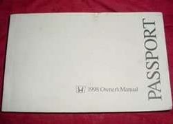 1998 Honda Passport Owner's Manual