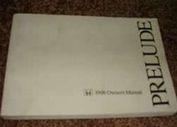 1998 Honda Prelude Owner's Manual