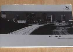 1998 Acura RL Navigation Owner's Manual