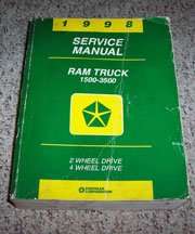 1998 Dodge Ram Truck Shop Service Repair Manual