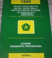 1998 Dodge Durango Kelsey-Hayes EBC 325 RWAL II ABS Chassis Diagnostic Procedures