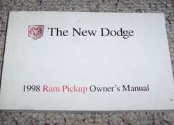 1998 Dodge Ram Truck Owner's Manual