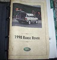 1998 Land Rover Range Rover Owner's Manual