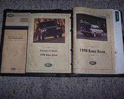 1998 Land Rover Range Rover Owner's Manual Set