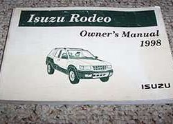 1998 Isuzu Rodeo Owner's Manual