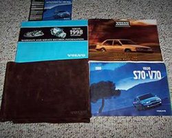 1998 Volvo S70 & V70 Owner's Manual Set