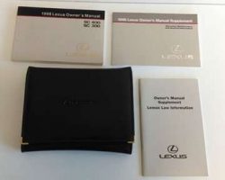 1998 Lexus SC400 & SC300 Owner's Manual Set