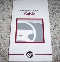 1998 Mercury Sable Owner's Manual