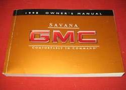 1998 GMC Savana Owner's Manual