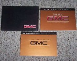 1998 GMC Sierra Owner's Manual Set