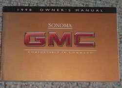 1998 GMC Sonoma Owner's Manual
