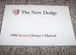 1998 Dodge Stratus Owner's Manual