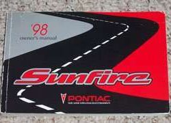 1998 Pontiac Sunfire Owner's Manual