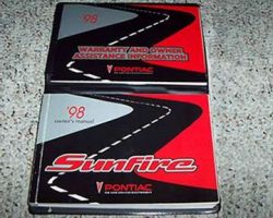1998 Pontiac Sunfire Owner's Manual Set