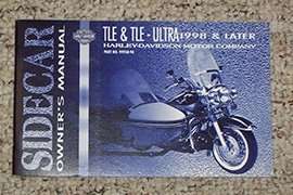 1998 Harley Davidson TLE & TLE-Ultra Sidecar Models Owner's Manual