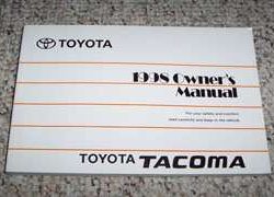 1998 Toyota Tacoma Owner's Manual