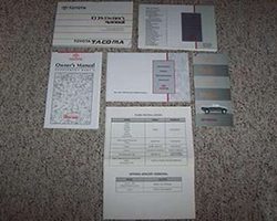 1998 Toyota Tacoma Owner's Manual Sets