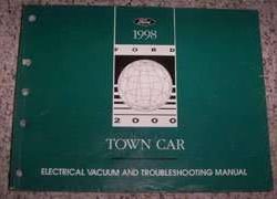 1998 Lincoln Town Car Electrical Wiring & Vacuum Diagram Troubleshooting Manual