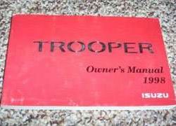1998 Isuzu Trooper Owner Operator User Guide Manual