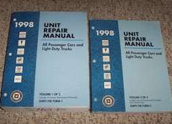 1998 Chevrolet Lumina Transmission, Transaxle & Tranfer Case Unit Repair Manual
