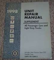 1998 Chevrolet Blazer New Venture Gear 233 Transfer Case Unit Repair Manual Supplement
