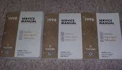 1998 Pontiac Trans Sport Service Manual